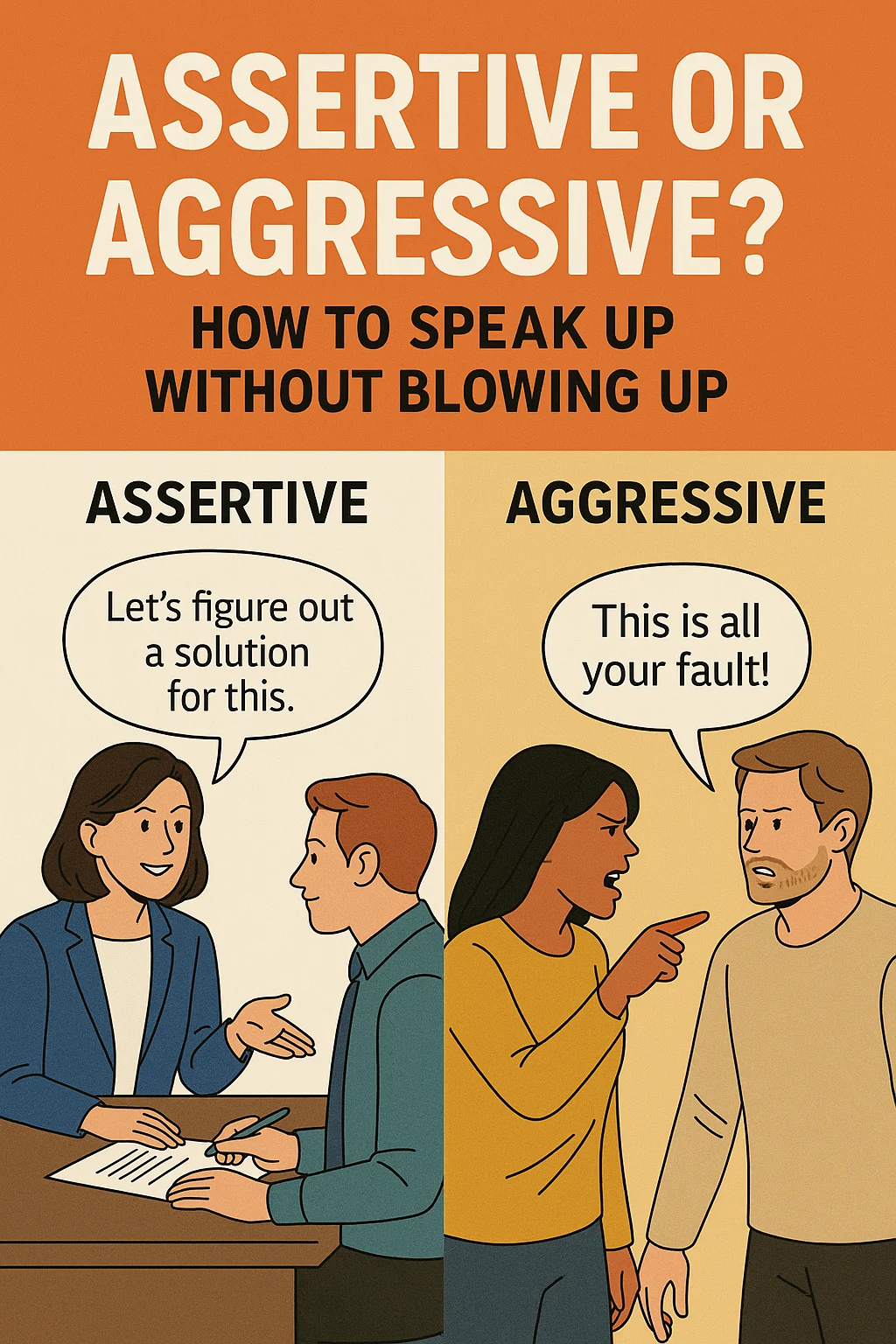 Assertive or Aggressive? How to Speak Up Without Blowing Up