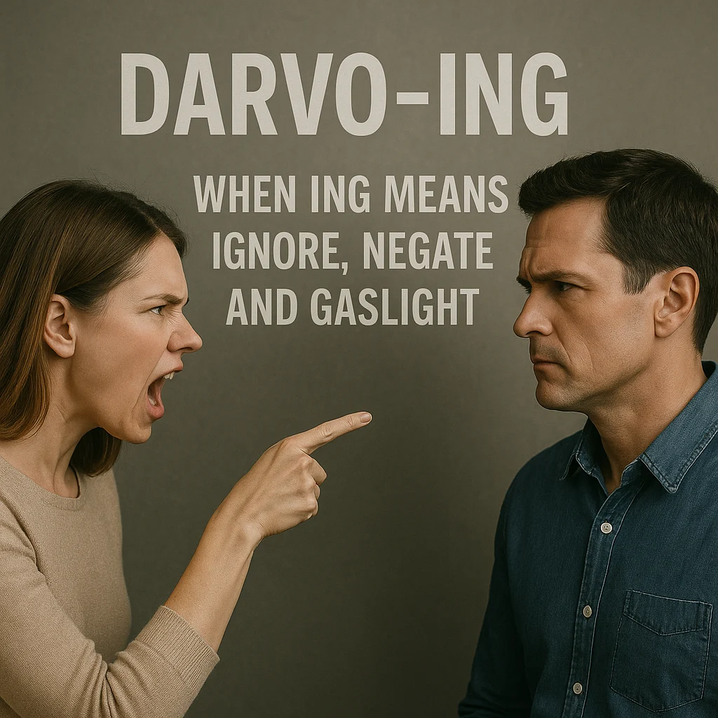 DARVO-“ING”: When ING Means Ignore, Negate, and Gaslight
